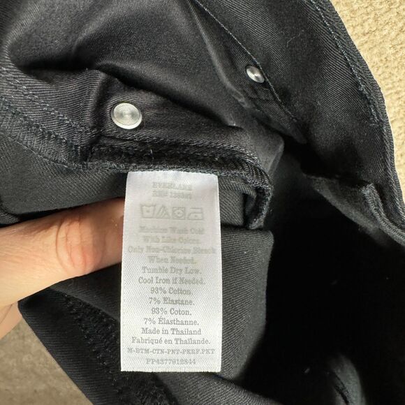 Everlane Tapered Pants Mens 34 x 30 Black Slim Fit Moisture Wicking Twill‎ NEW - Picture 12 of 13